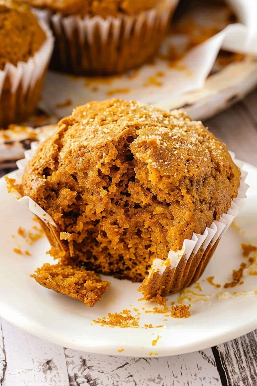 2-Ingredient Pumpkin Spice Muffins