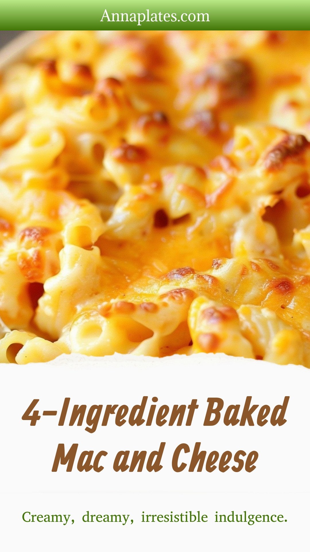 4-Ingredient Baked Mac and Cheese