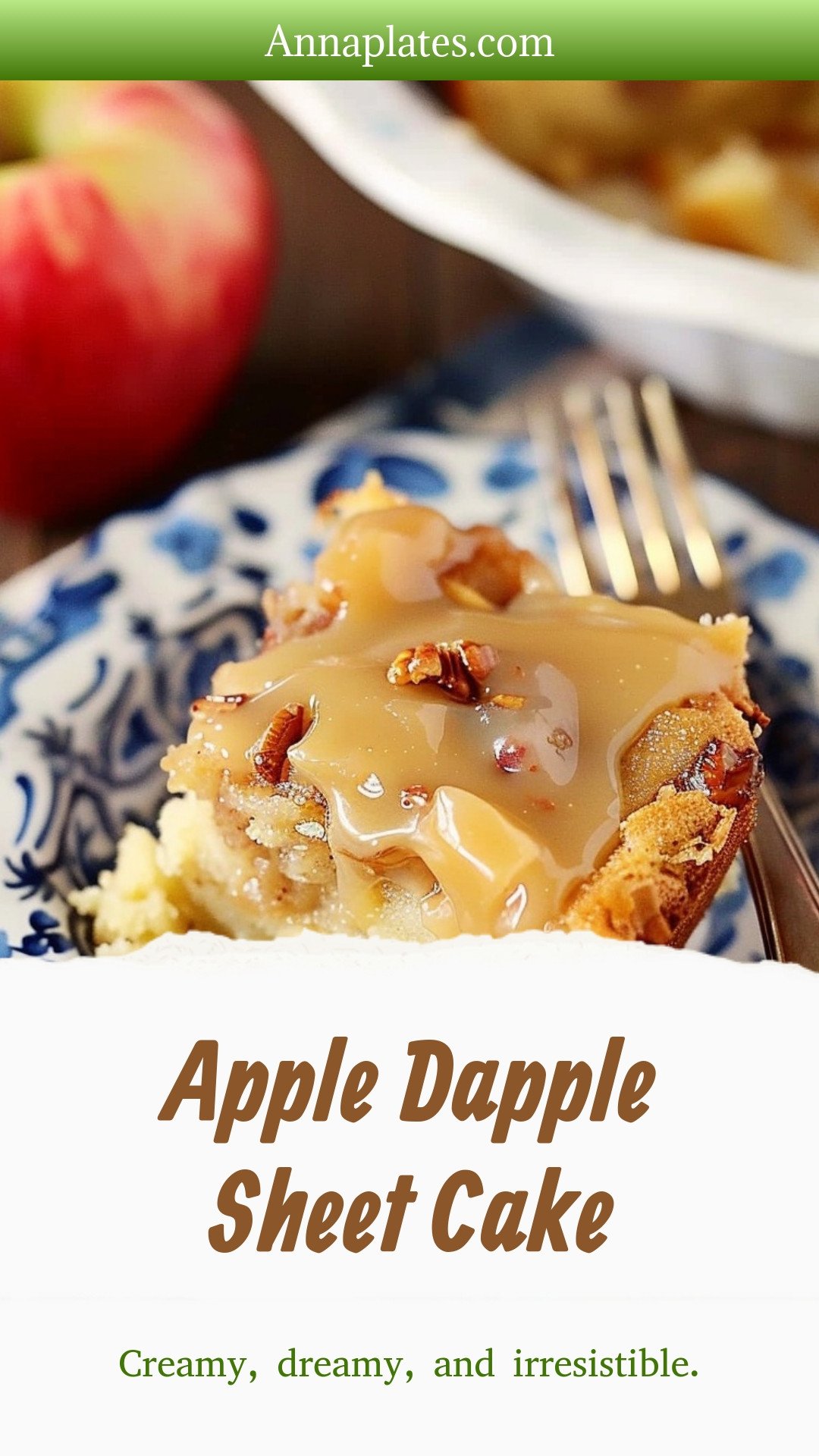 Apple Dapple Sheet Cake