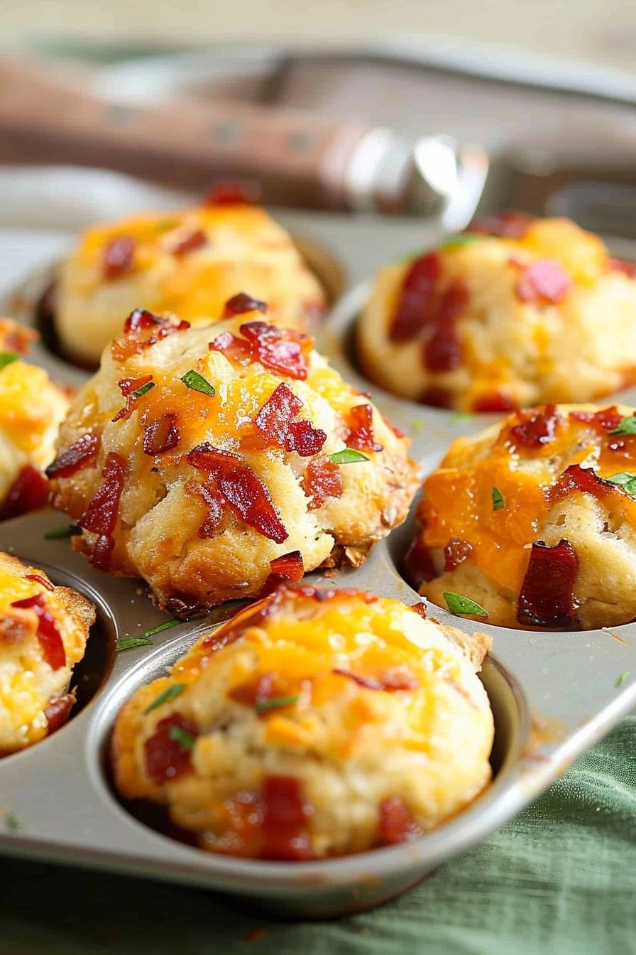 Bacon Cheddar Muffins