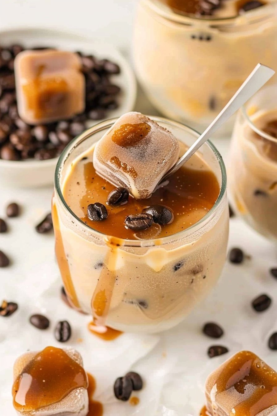 Bailey's and Coffee Ice Cubes