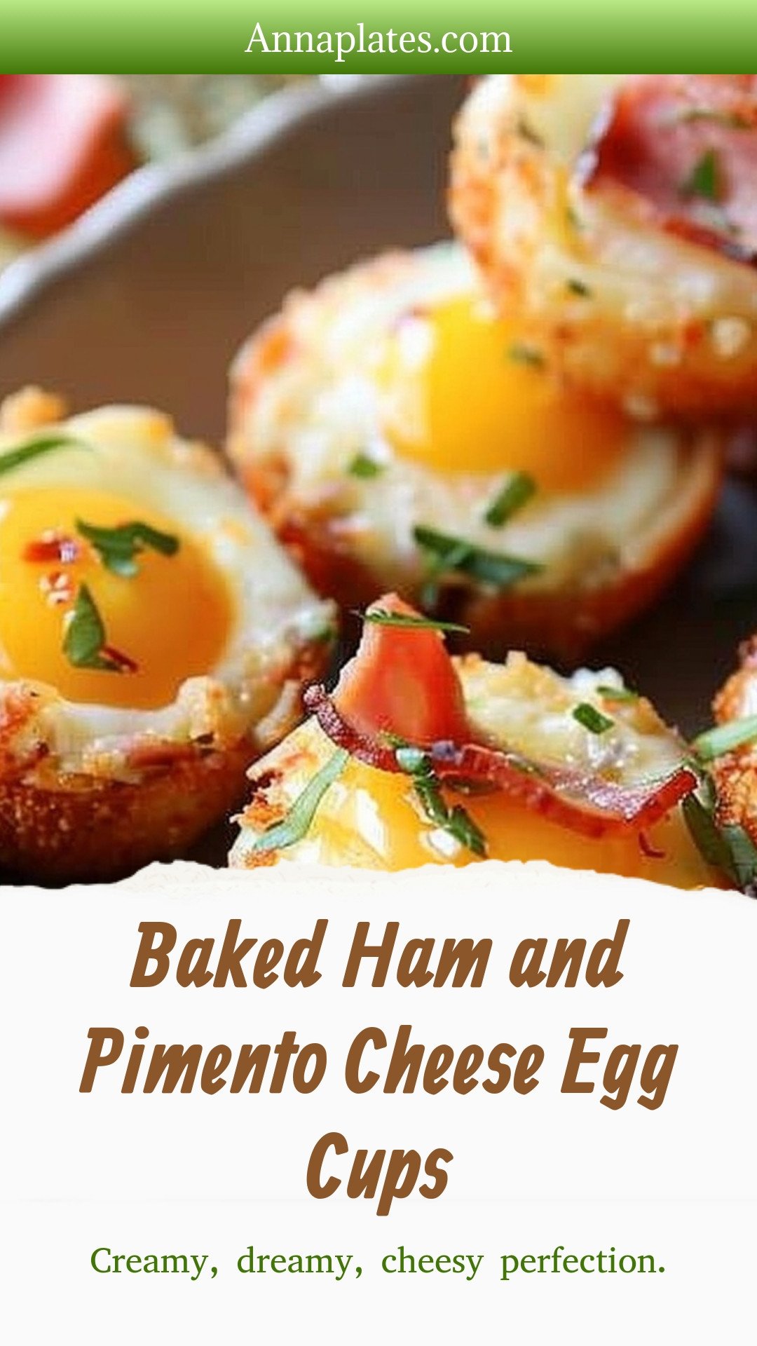 Baked Ham and Pimento Cheese Egg Cups