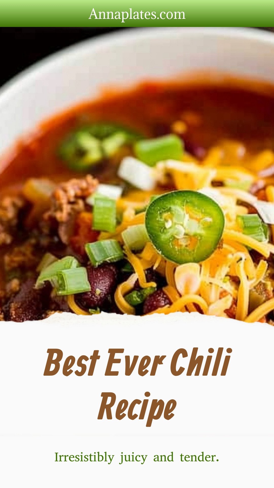 Best Ever Chili Recipe
