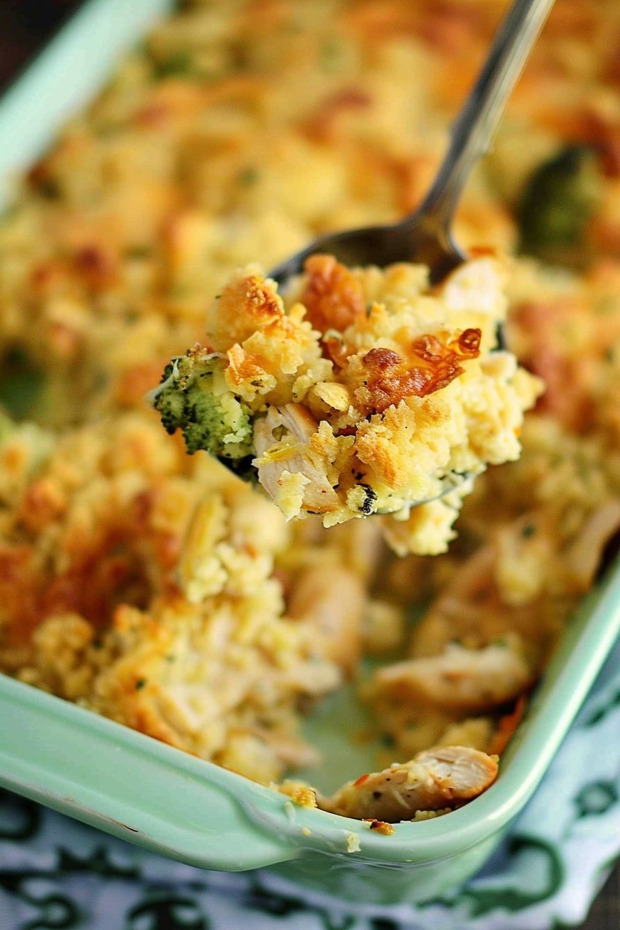 Broccoli Cheese Chicken Casserole