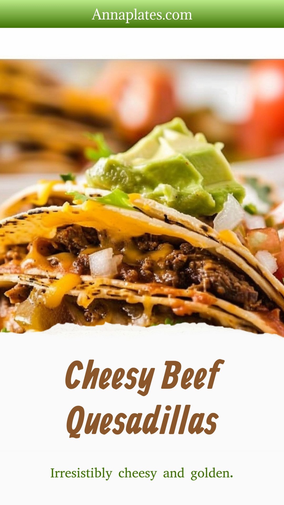 Cheesy Beef Quesadillas