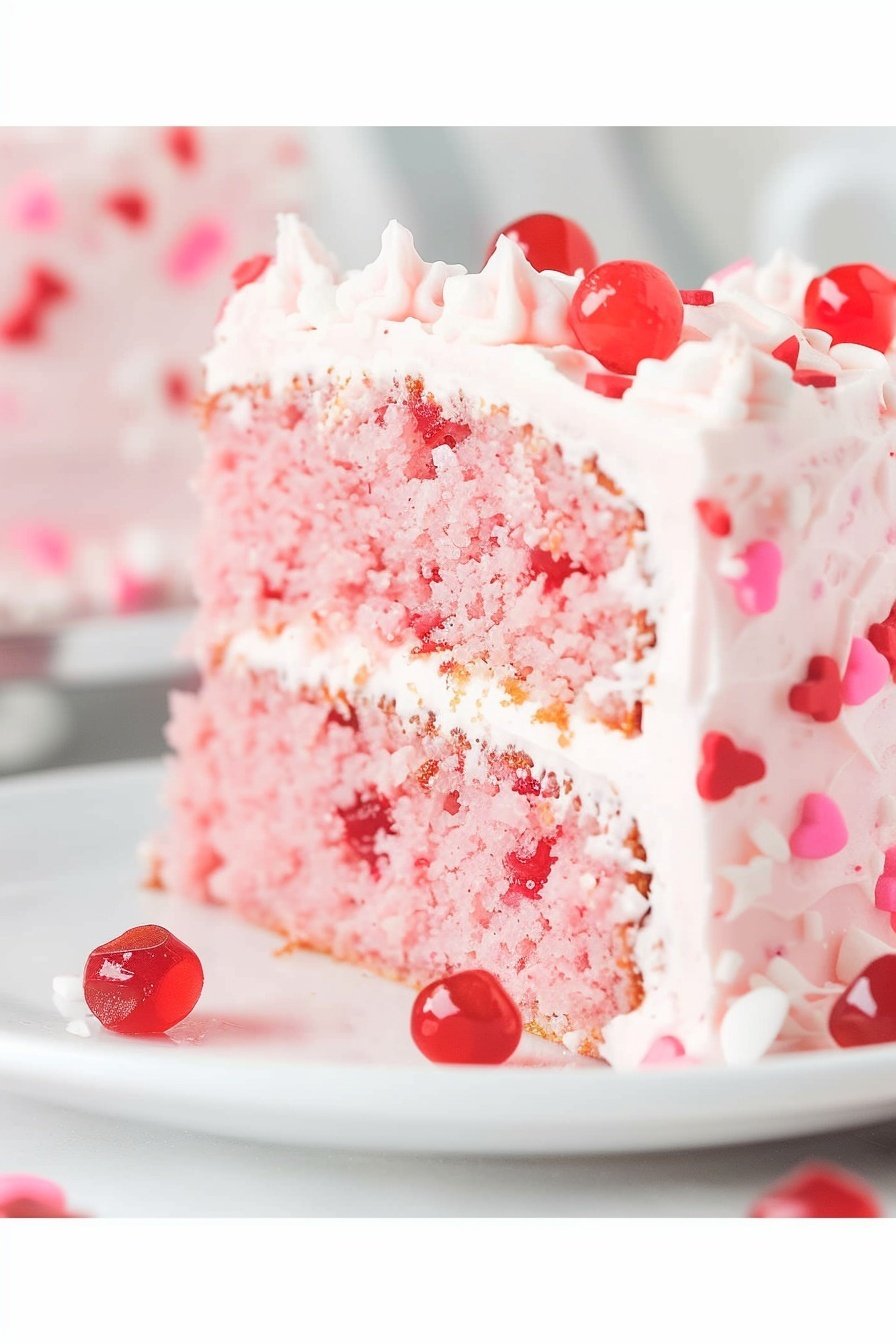 Cherry Chip Cake