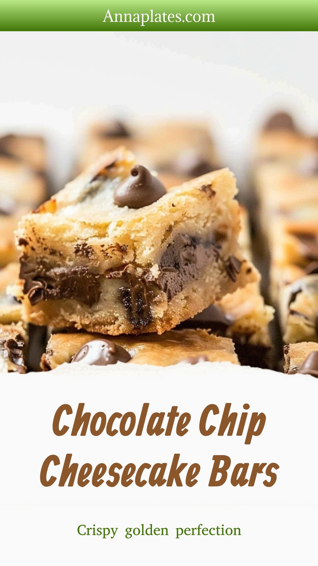 Chocolate Chip Cheesecake Bars