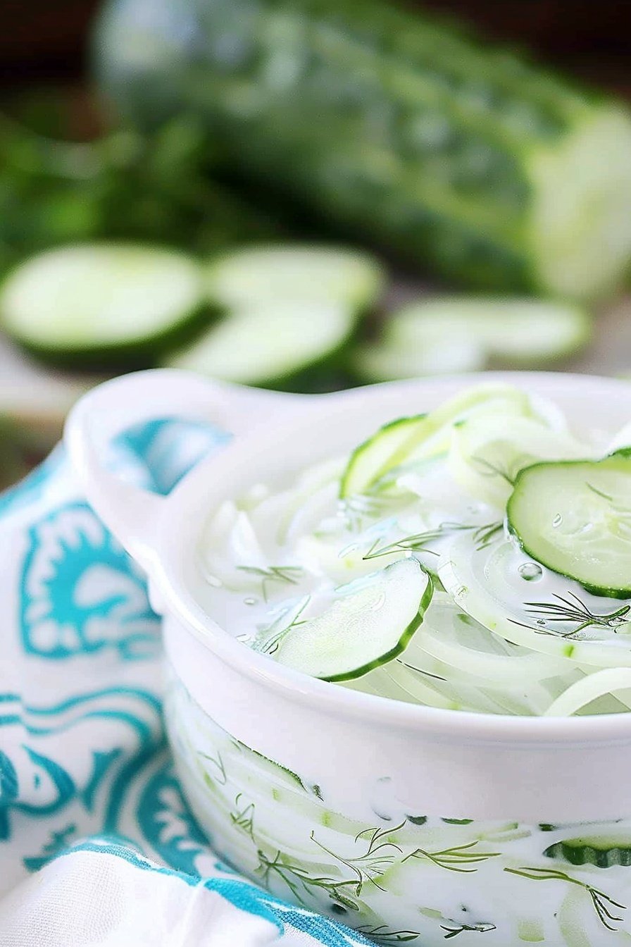 Creamy Cucumber Salad