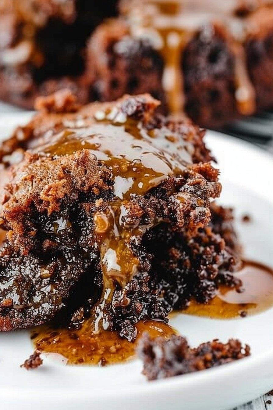 Crockpot Chocolate Caramel Cake