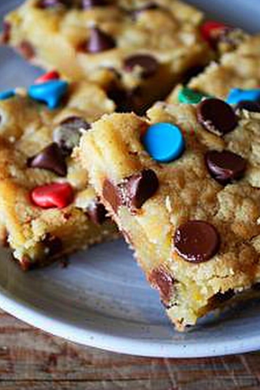 Easiest Chocolate Chip Cookie Bars EVER