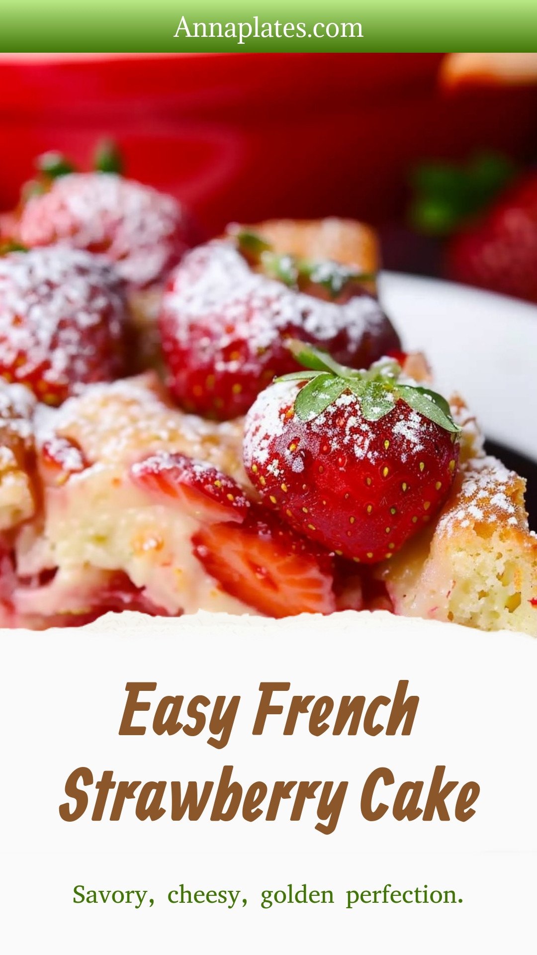 Easy French Strawberry Cake