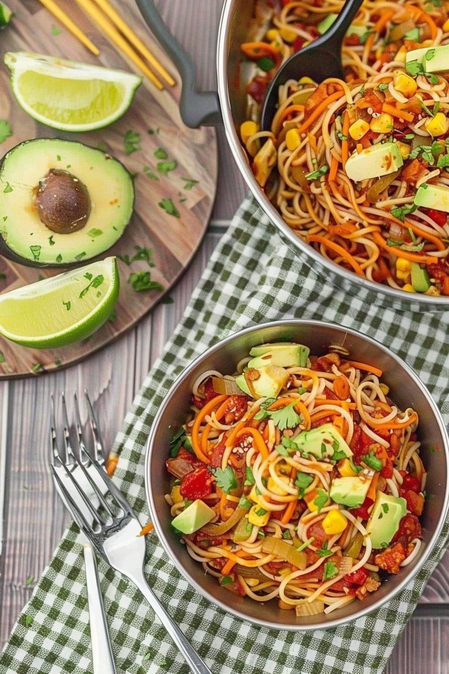 Easy Mexican Spaghetti