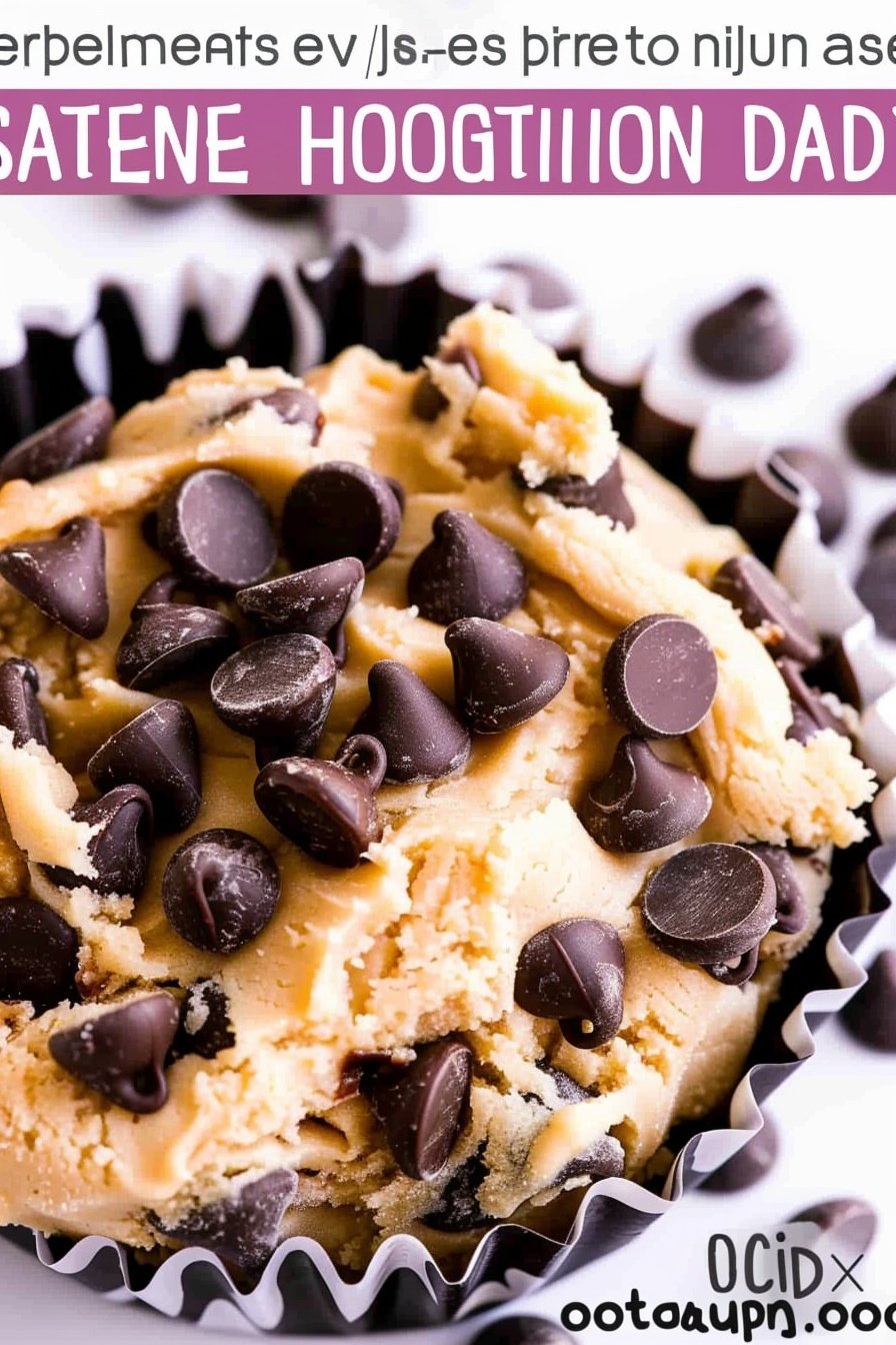 Edible Egg-less Chocolate Chip Cookie Dough