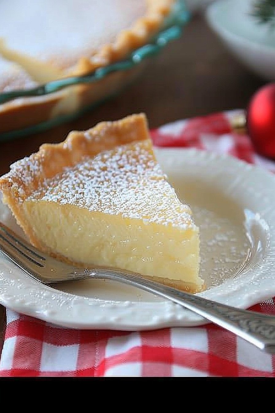 Eggnog Chess Pie