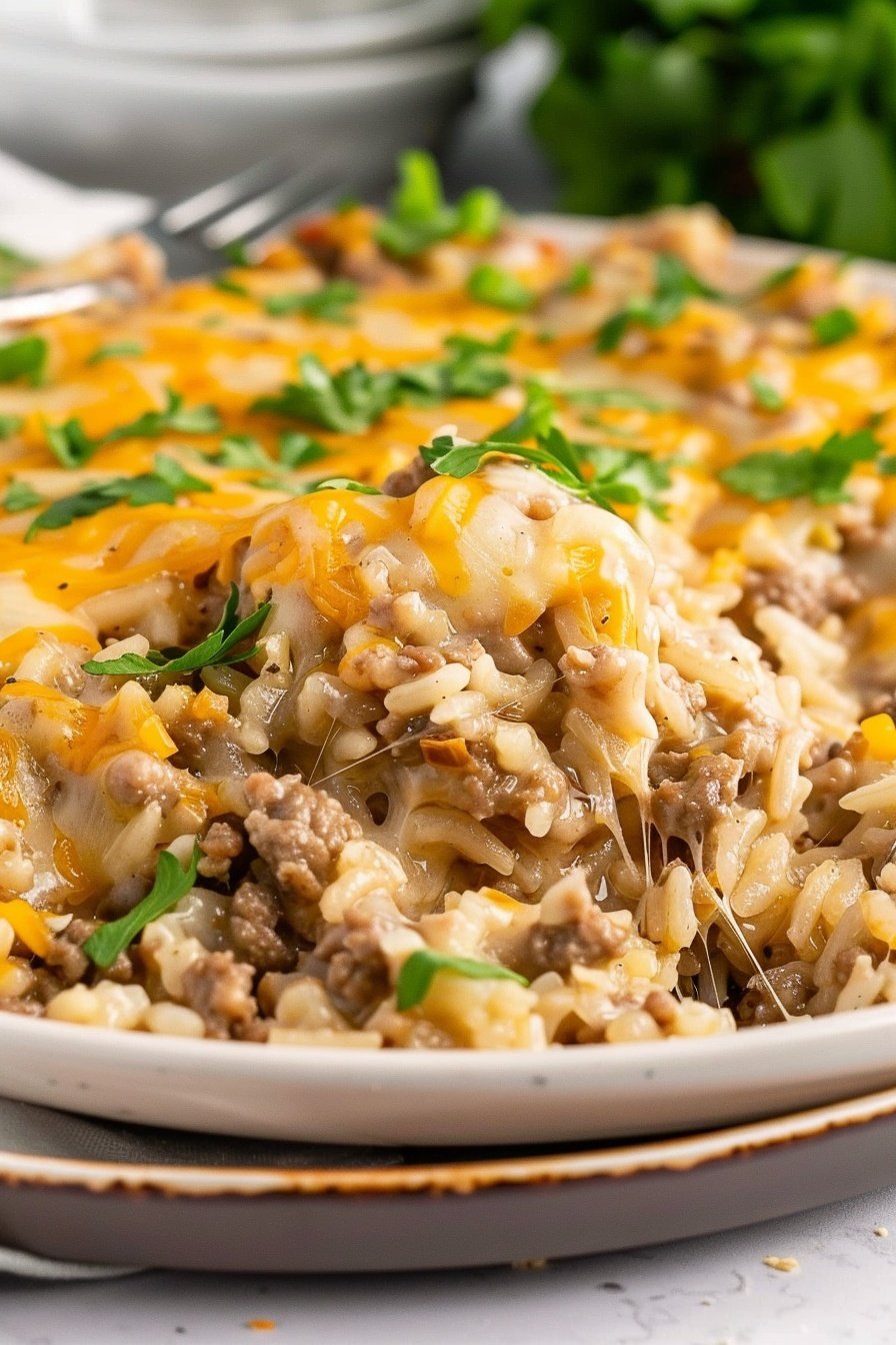 Hamburger Rice Casserole