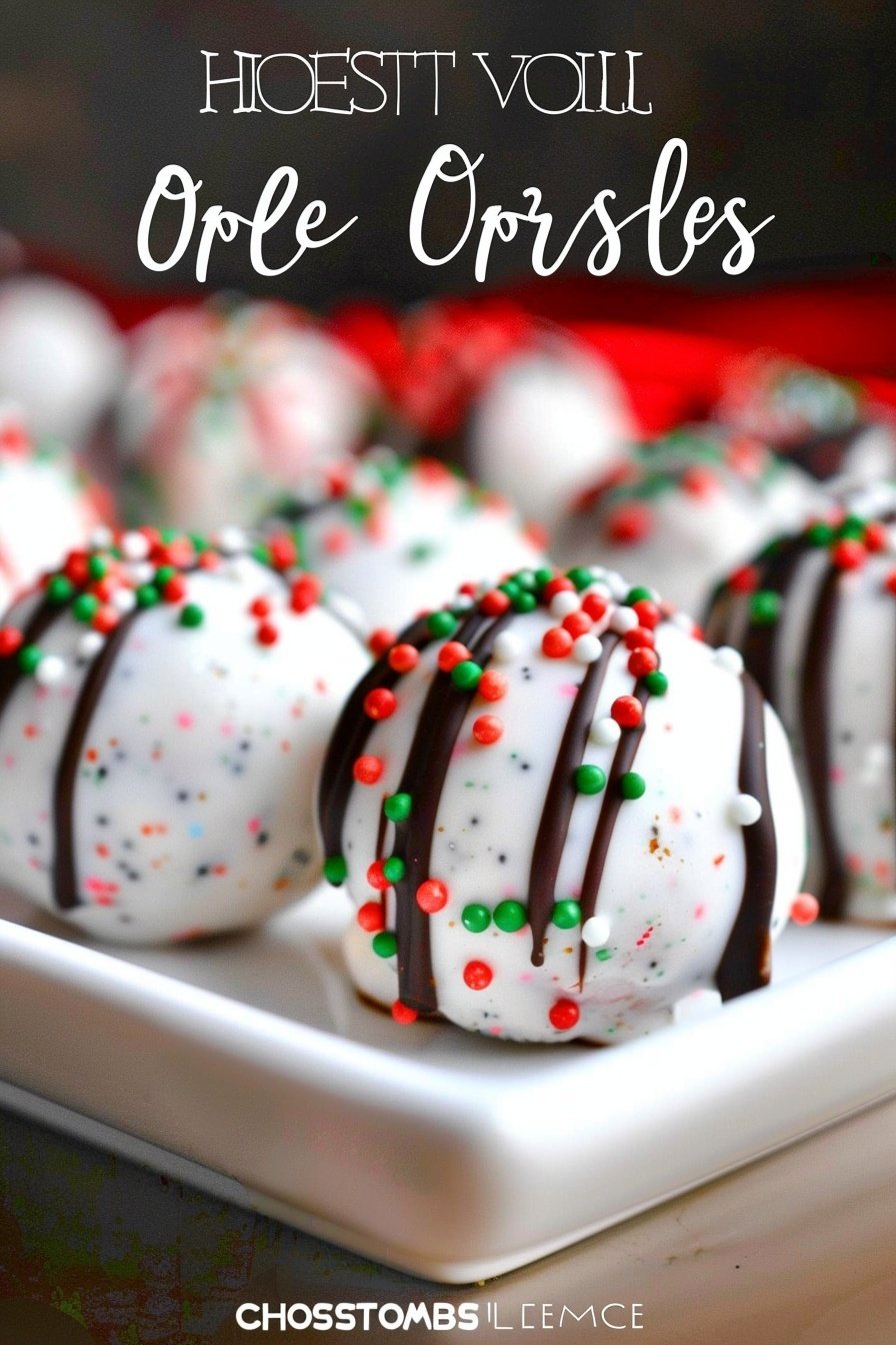 Holiday OREO Cookie Balls