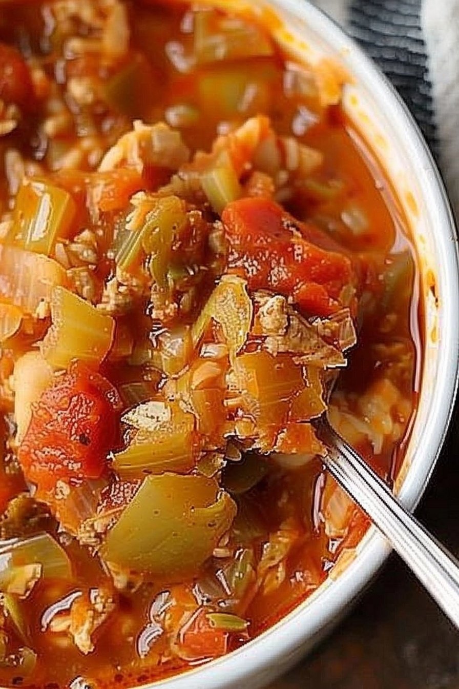 Instant Pot Stuffed Cabbage Soup