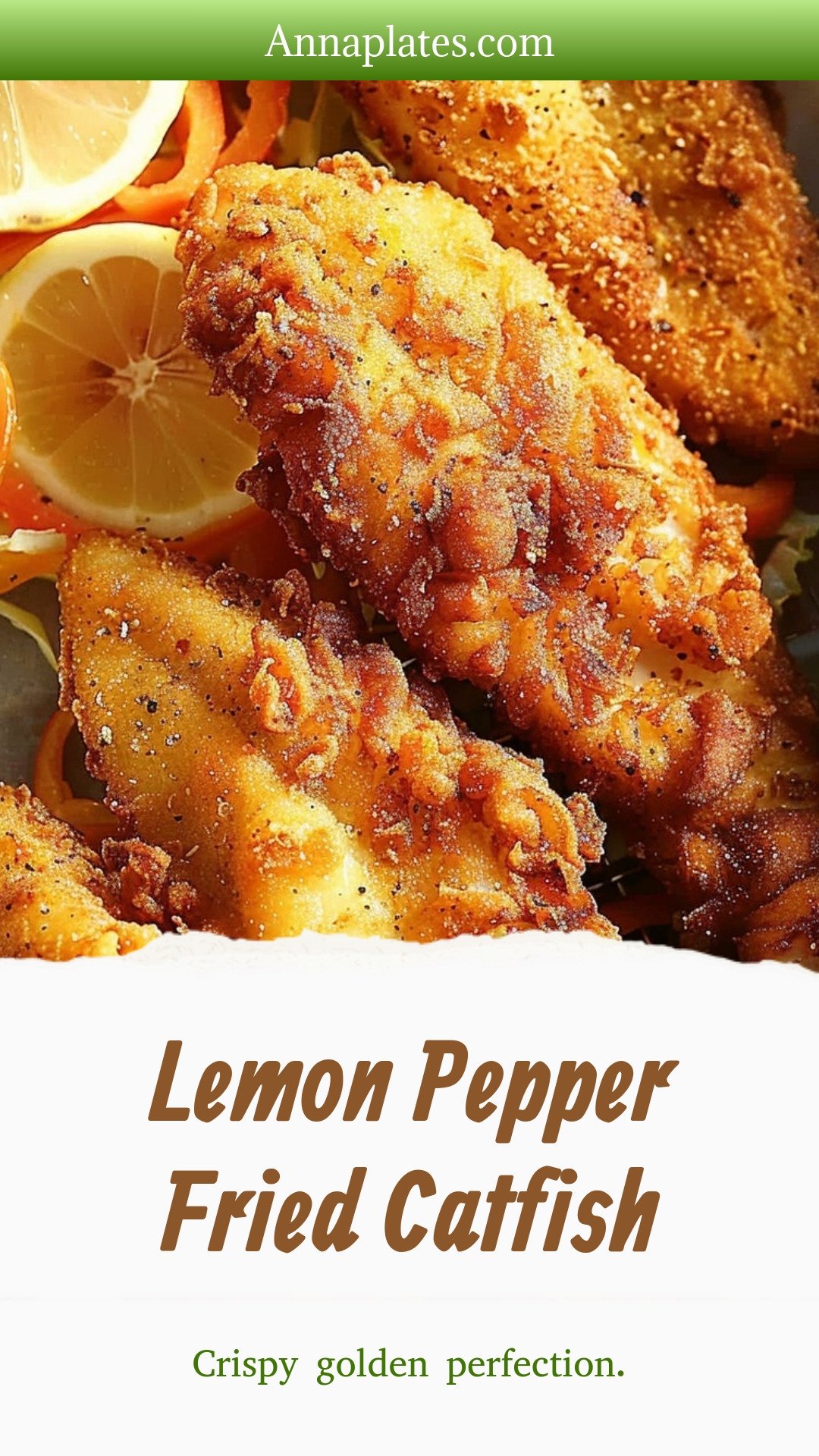 Lemon Pepper Fried Catfish