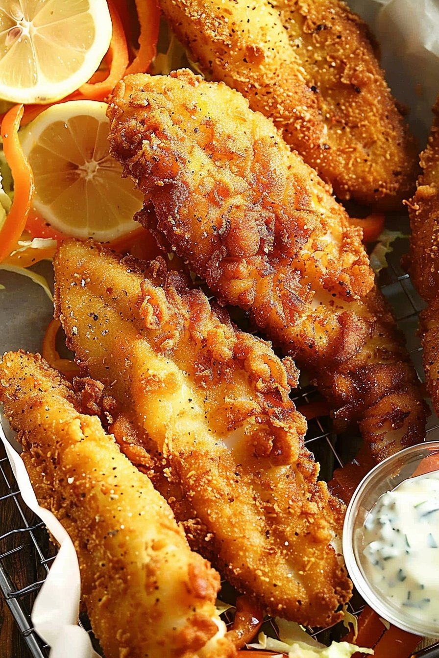 Lemon Pepper Fried Catfish
