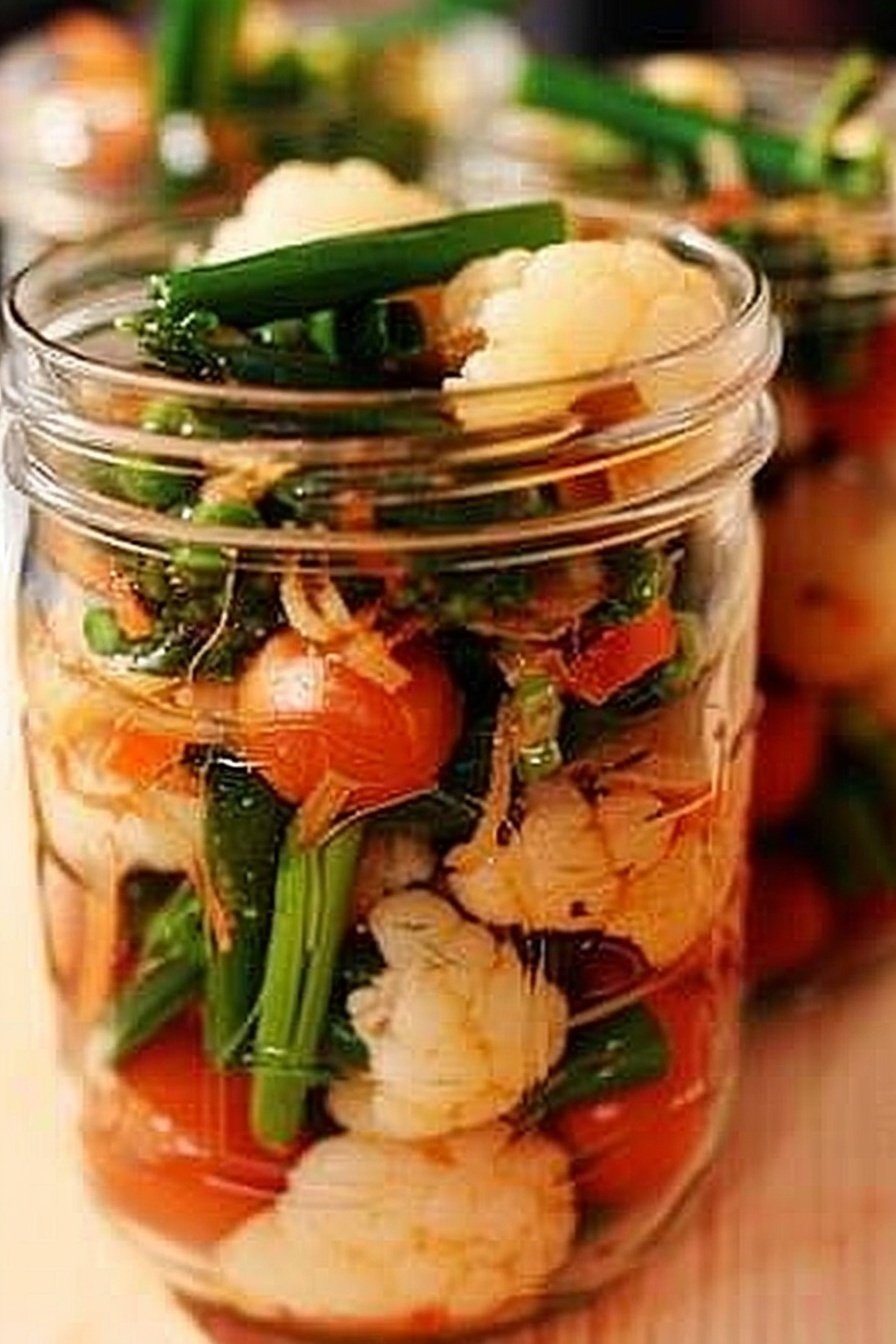 Marinated Vegetables and a Baby Shower