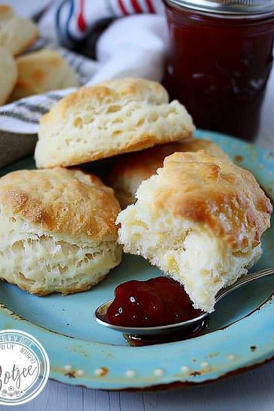 No-Cutter Buttermilk Biscuits