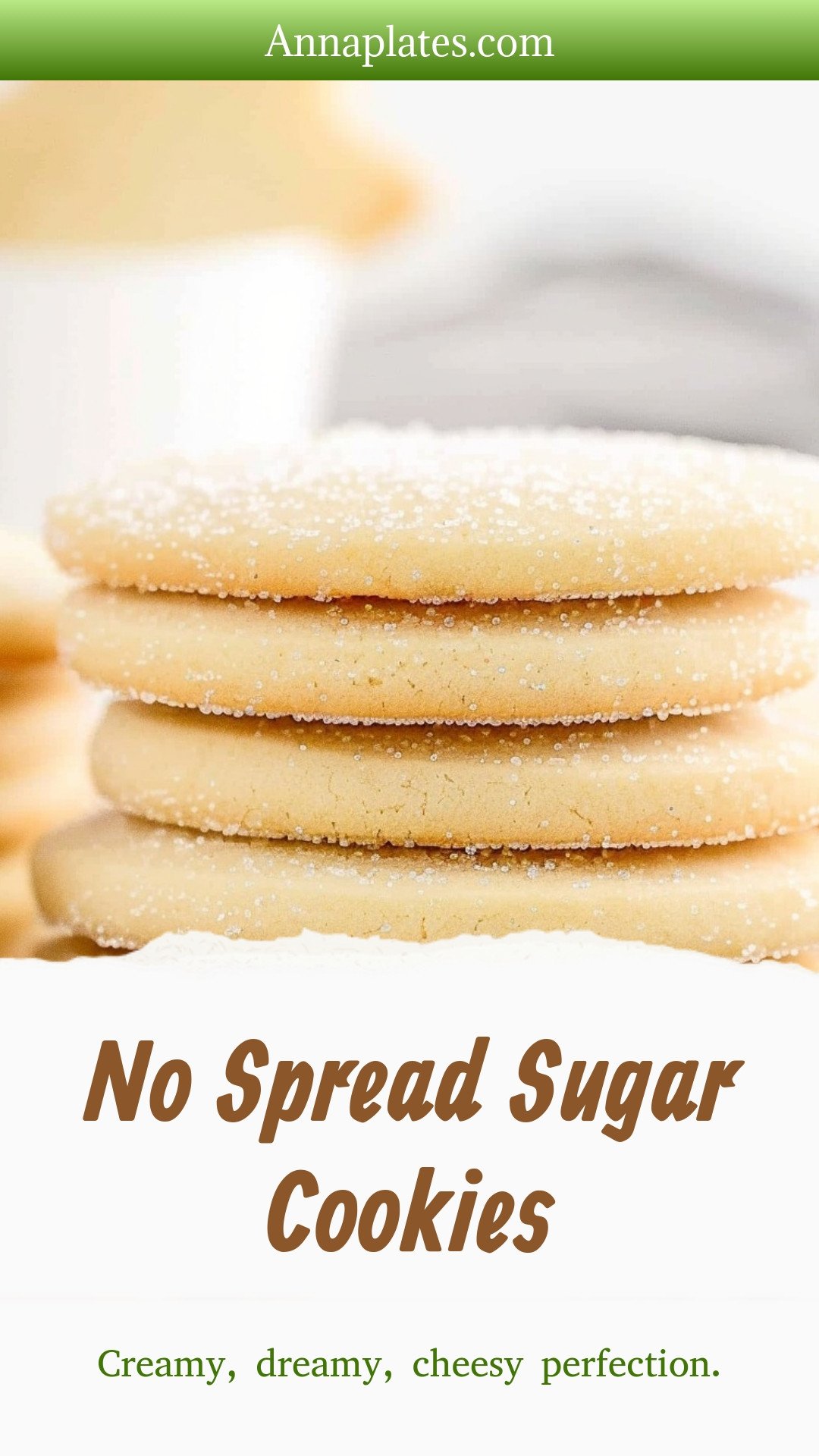 No Spread Sugar Cookies