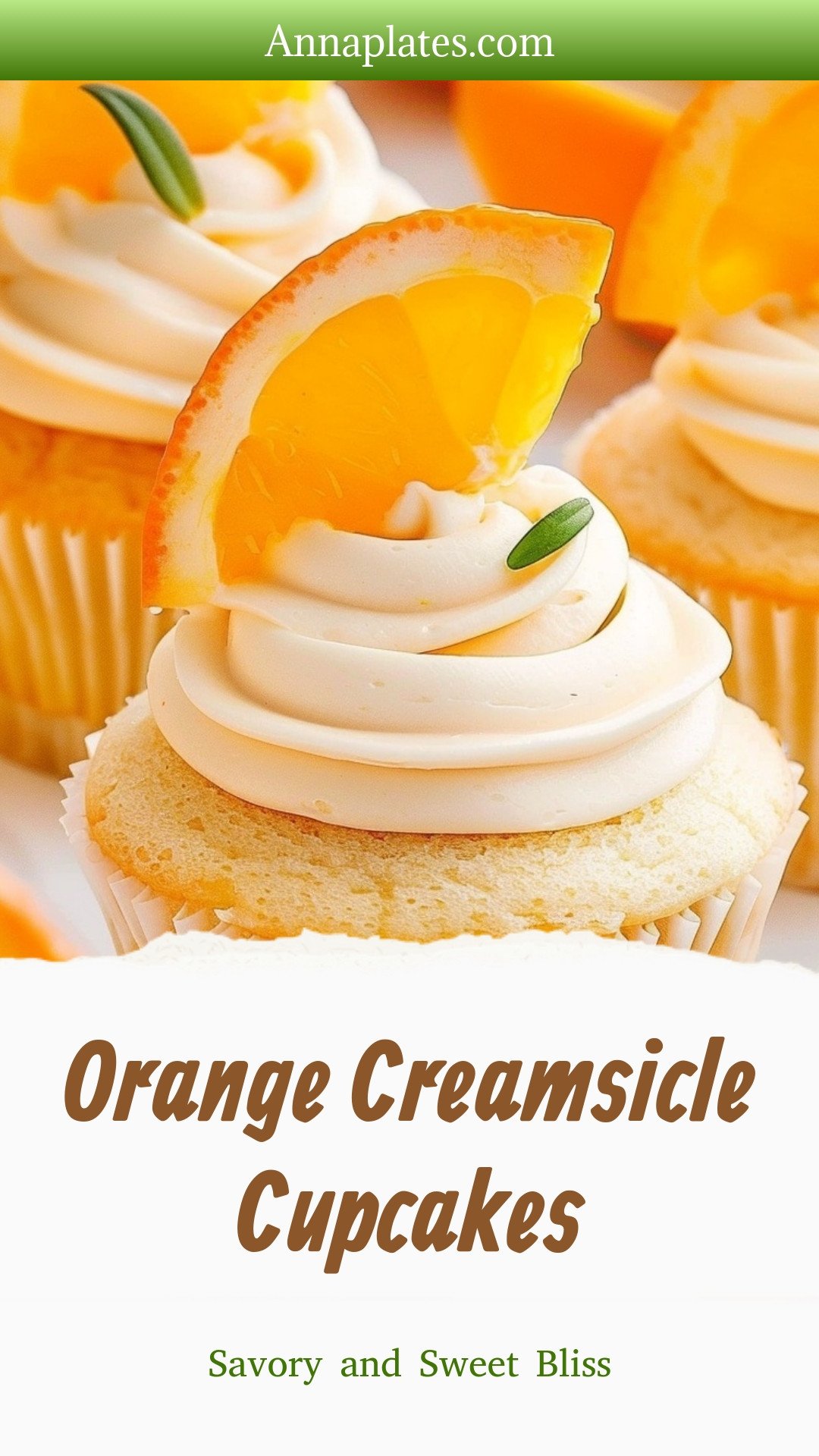 Orange Creamsicle Cupcakes