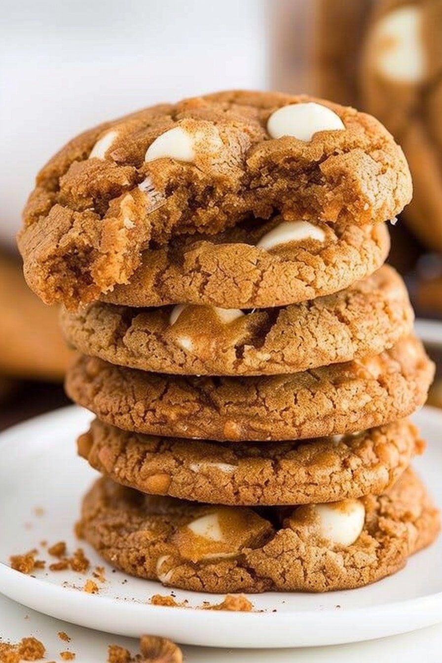 Pumpkin Spice Pudding Cookies