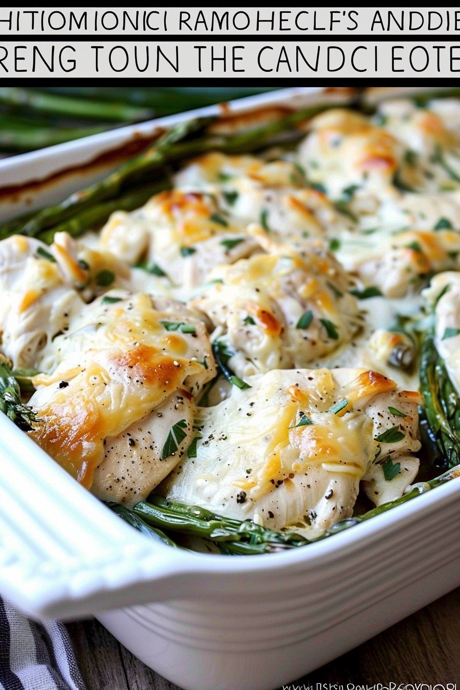Roasted Garlic Ranch Chicken Bake