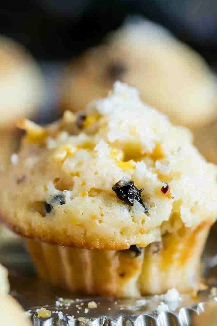 Sausage & Blueberry Pancake Breakfast Muffins