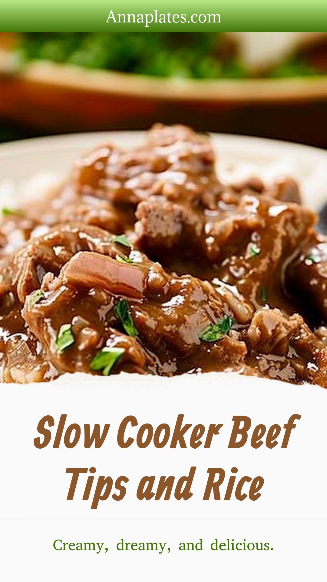 Slow Cooker Beef Tips and Rice