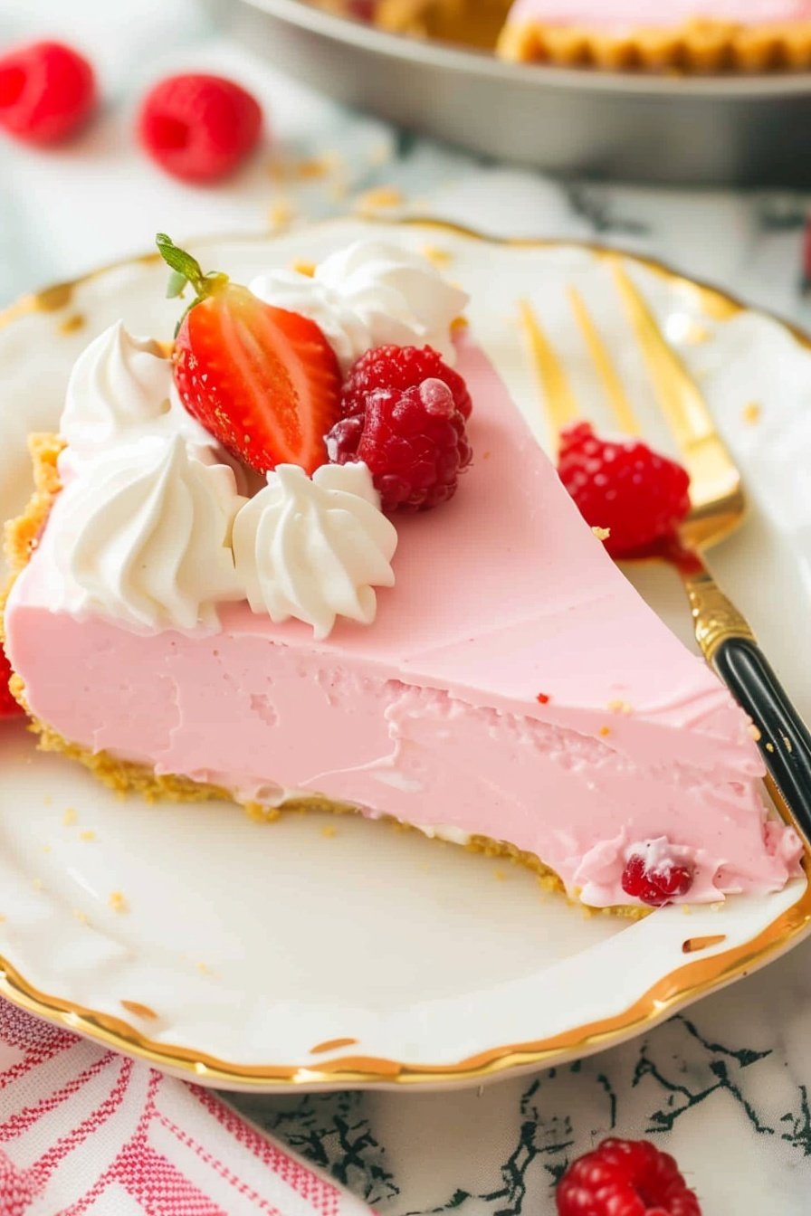 Strawberry Jello Pie