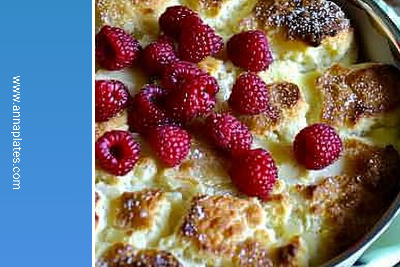 White Chocolate Raspberry Biscuit Bread Pudding: Irresistibly rich and creamy.