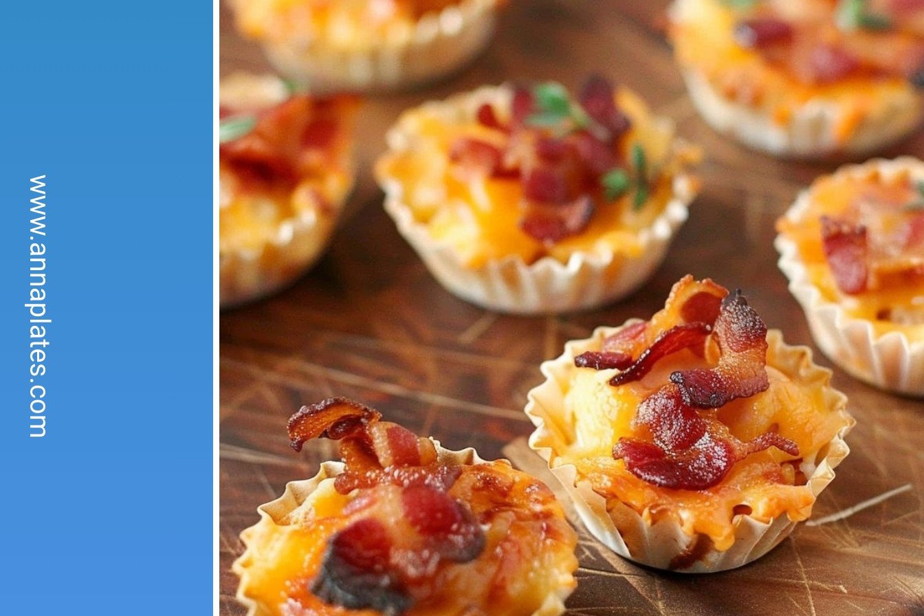 Bacon Pimento Cheese Bites: Golden caramelized onion perfection