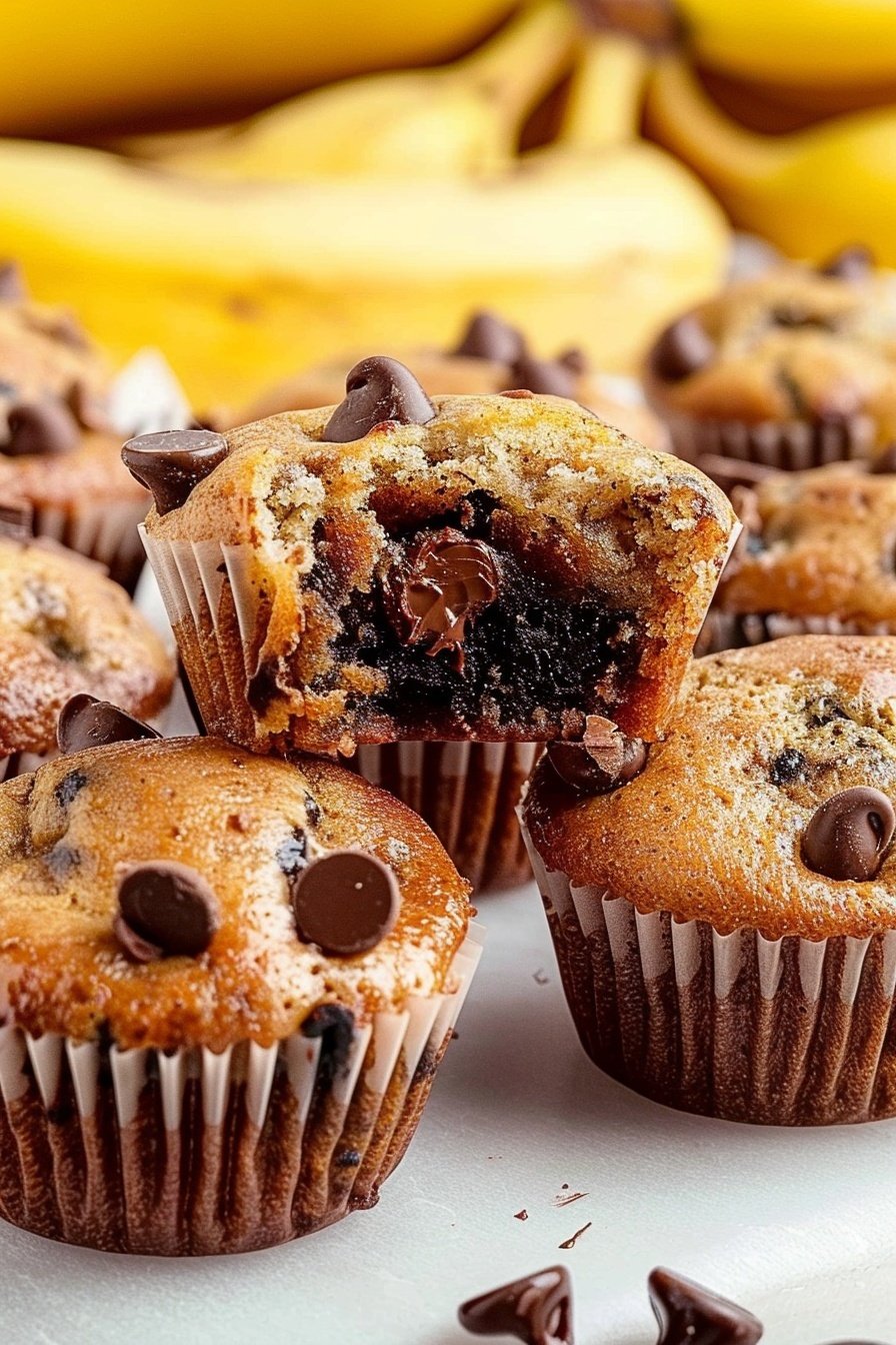 Banana Chocolate Chip Muffins