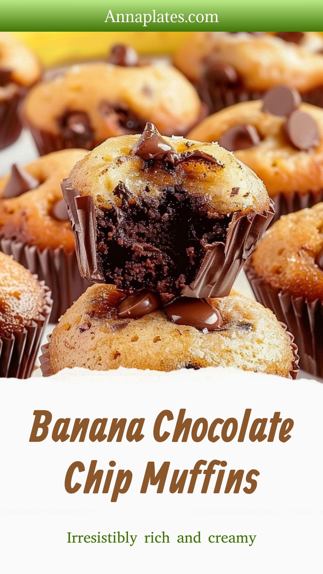 Banana Chocolate Chip Muffins