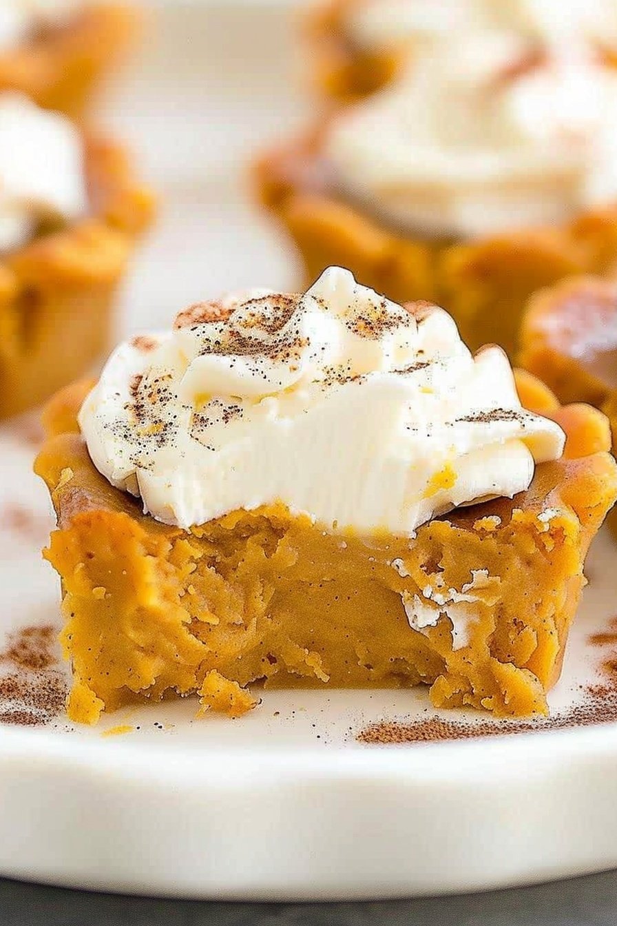 Impossible Pumpkin Pie Cupcakes