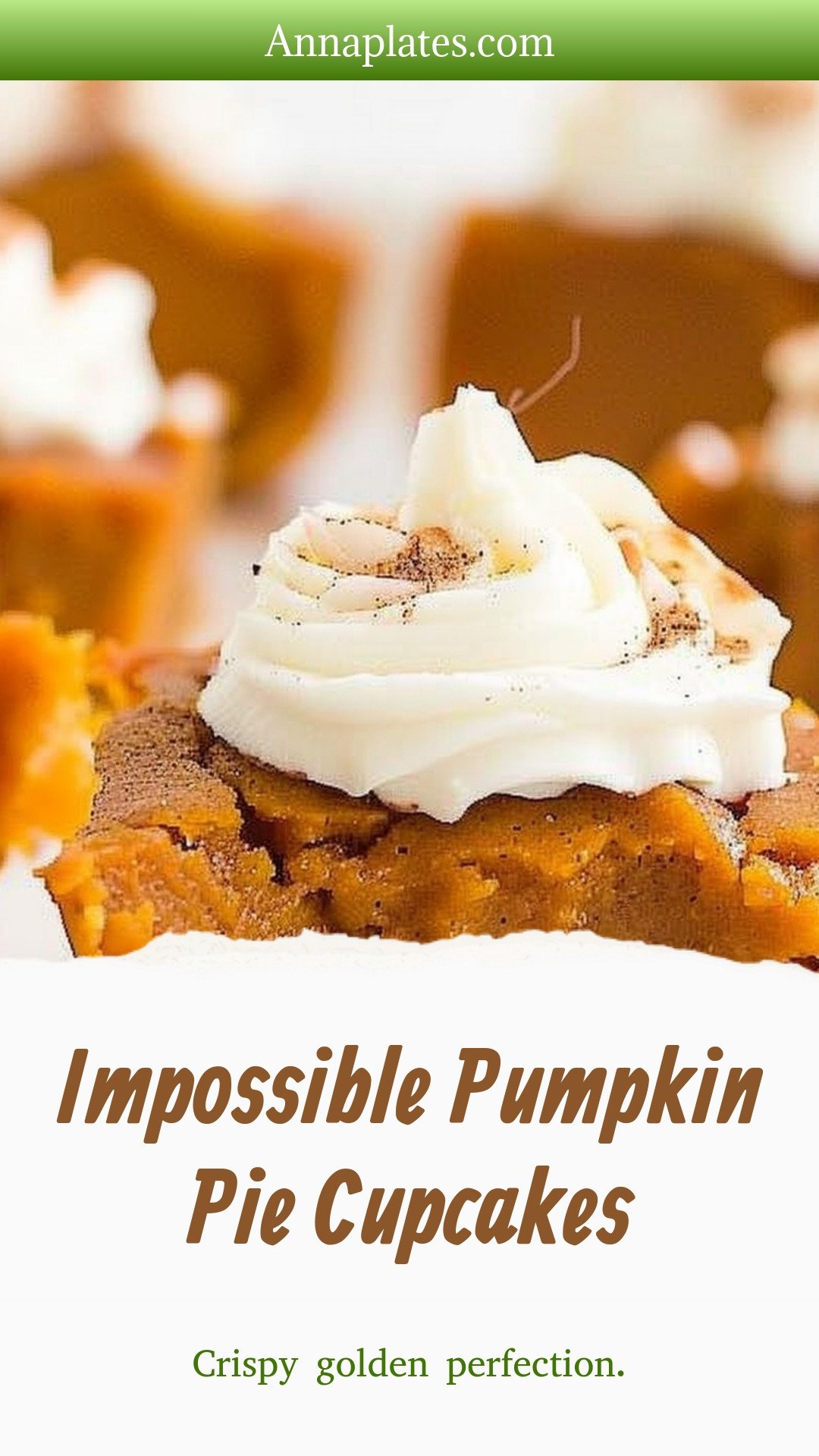Impossible Pumpkin Pie Cupcakes