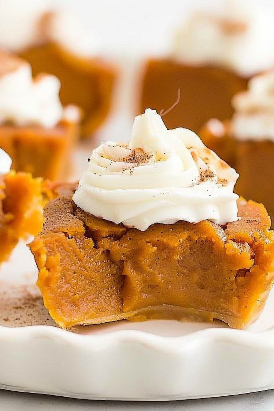 Impossible Pumpkin Pie Cupcakes