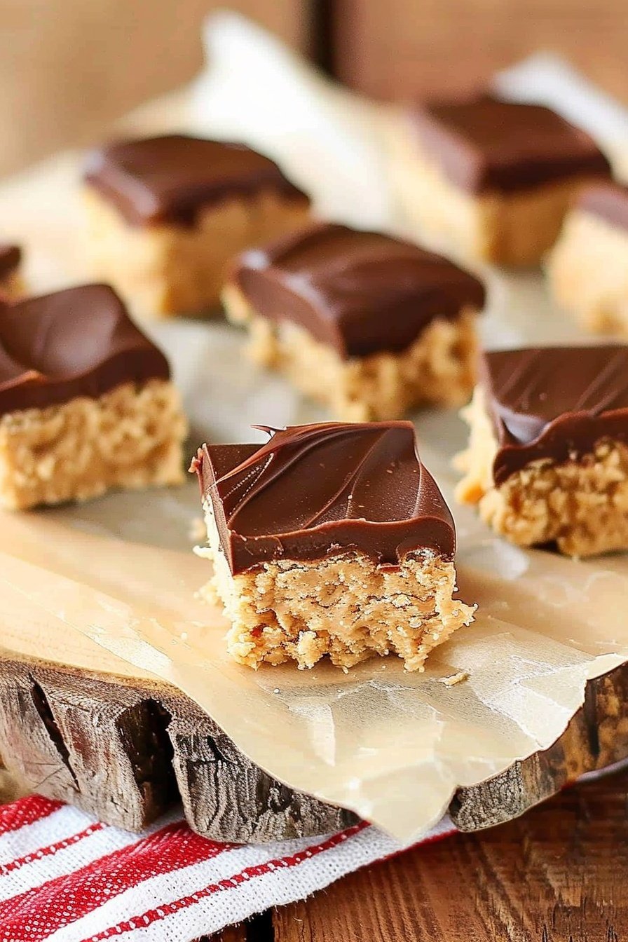 Peanut Butter Ball Bars