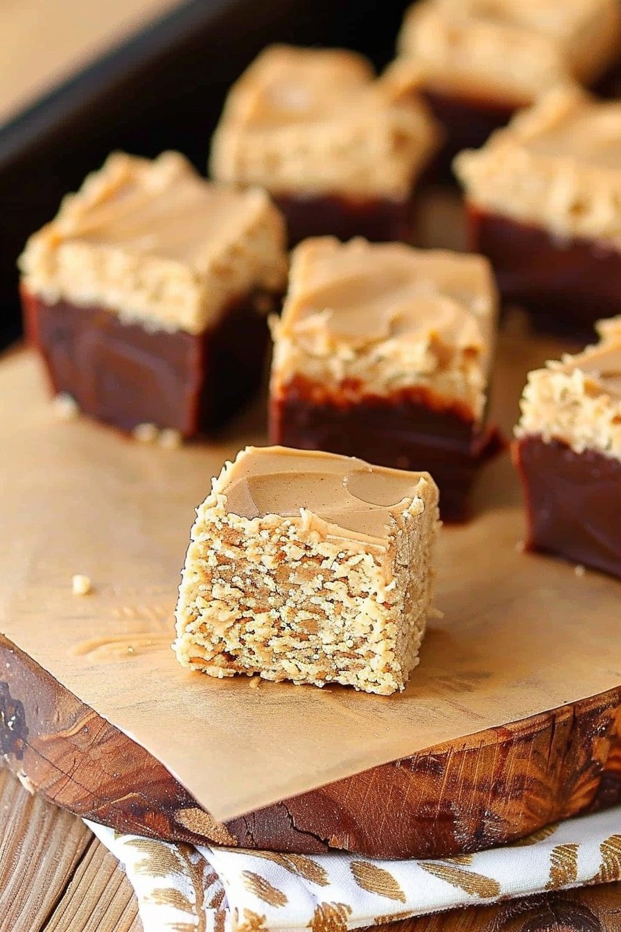 Peanut Butter Ball Bars