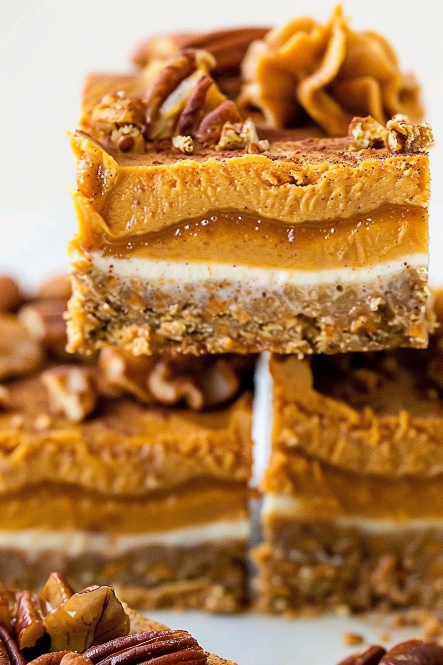Pumpkin Cheesecake Bars