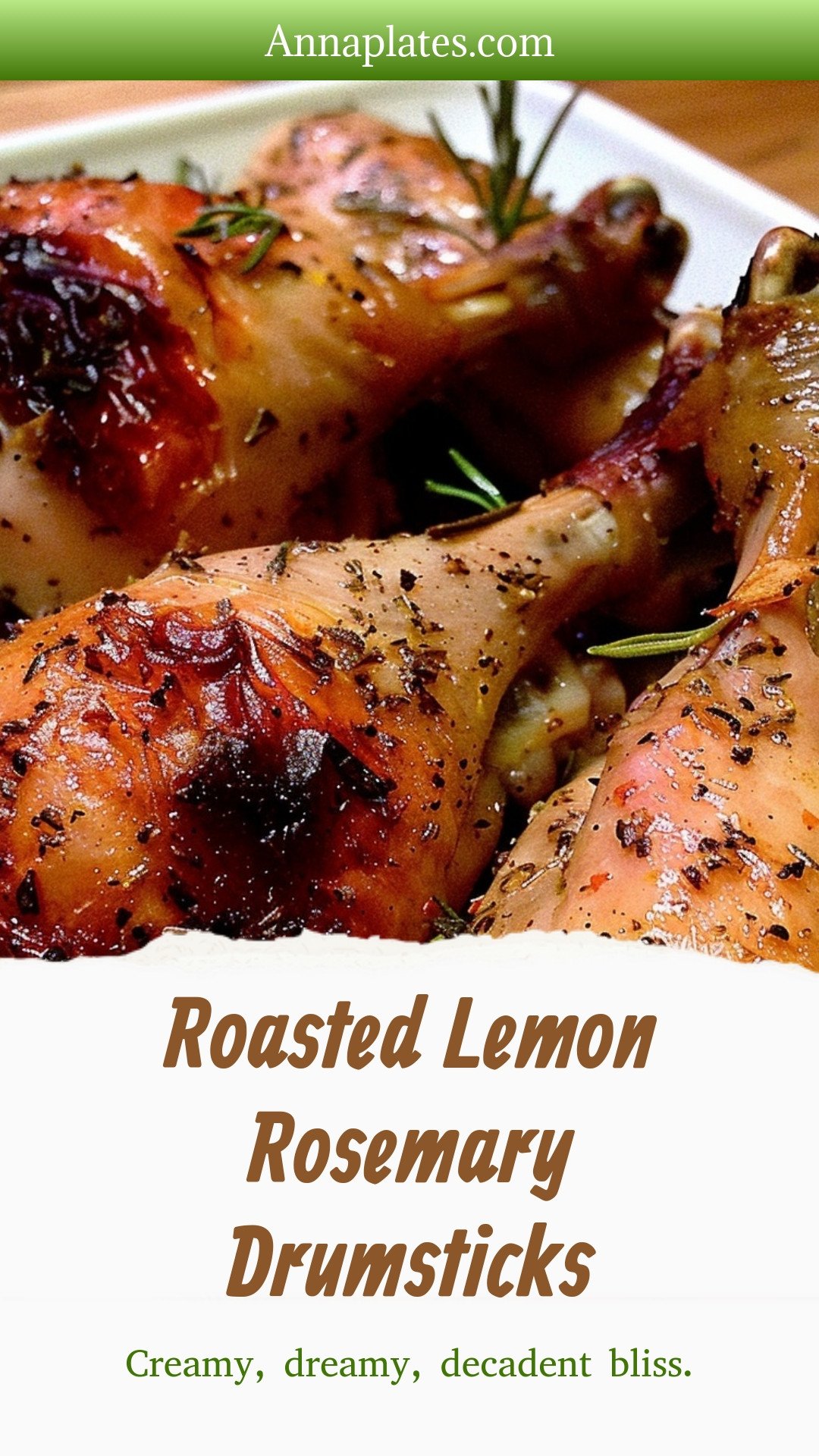 Roasted Lemon Rosemary Drumsticks