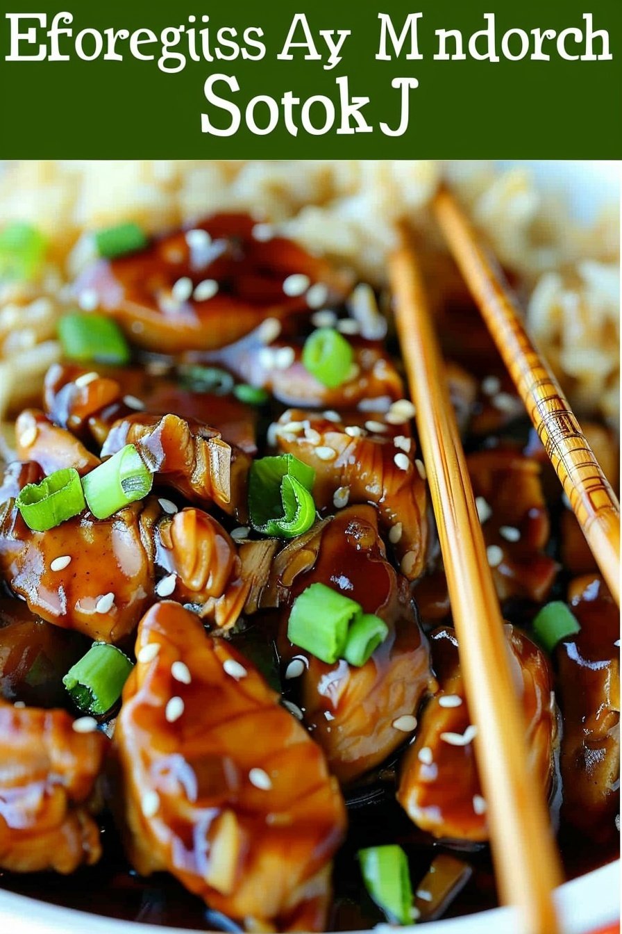 Slow Cooker Chicken Teriyaki