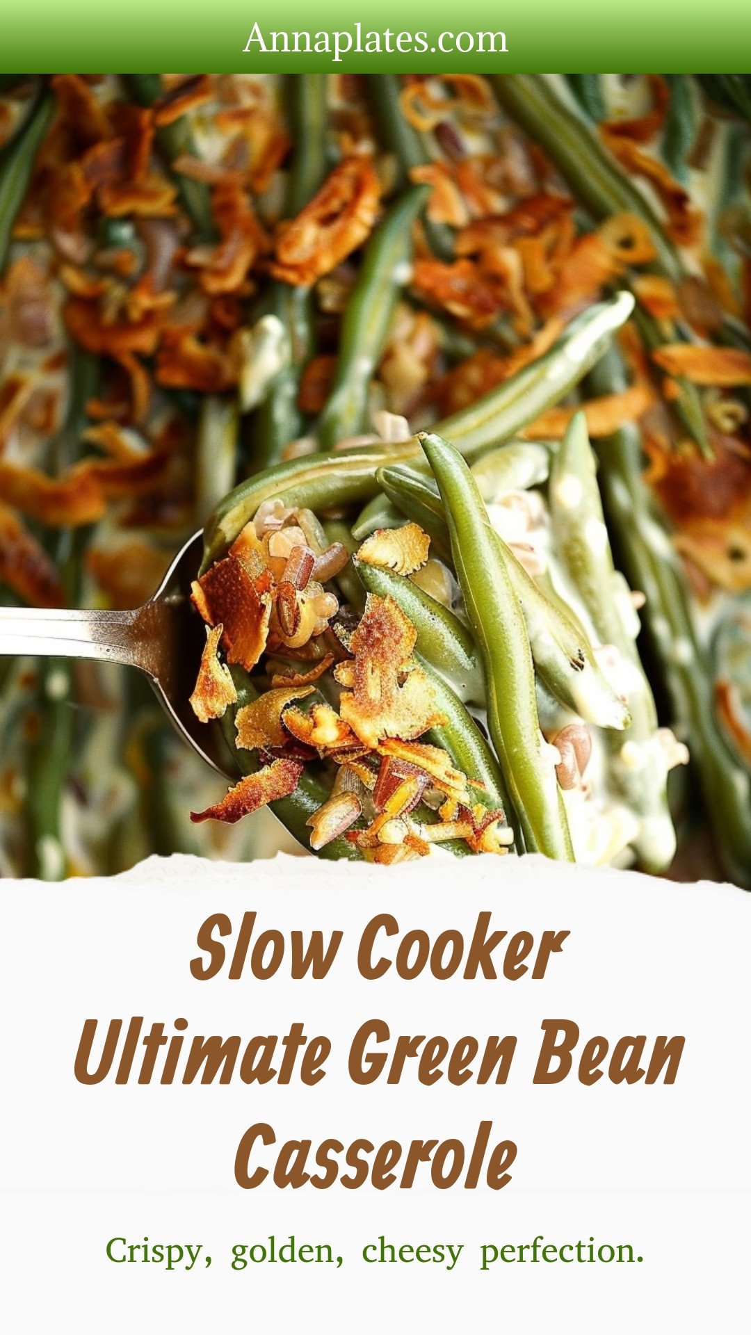 Slow Cooker Ultimate Green Bean Casserole