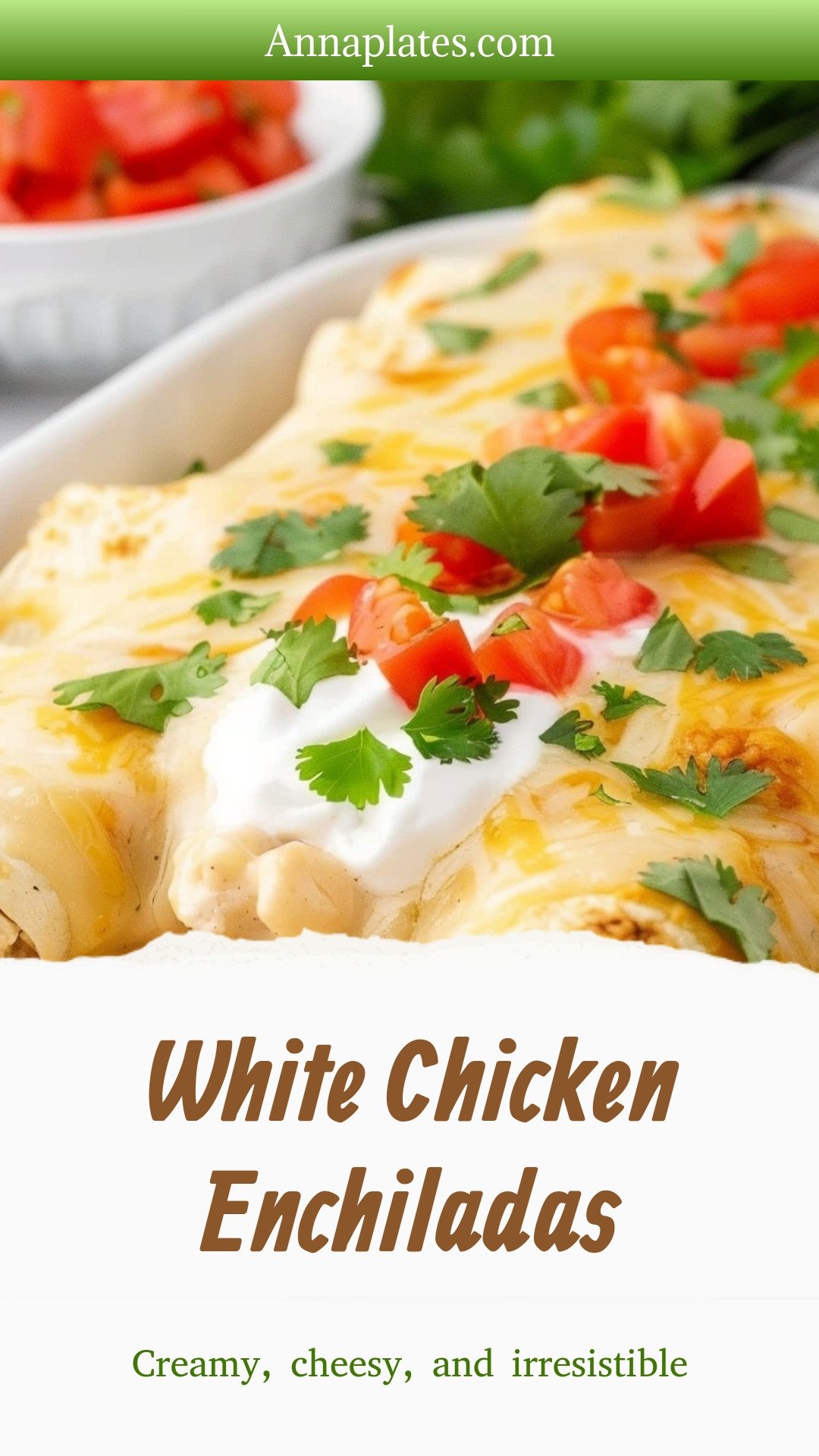 White Chicken Enchiladas