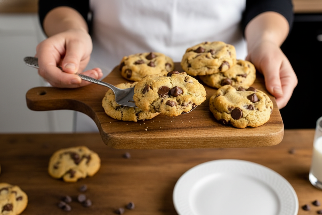 Air Fryer Chocolate Chip Cookies