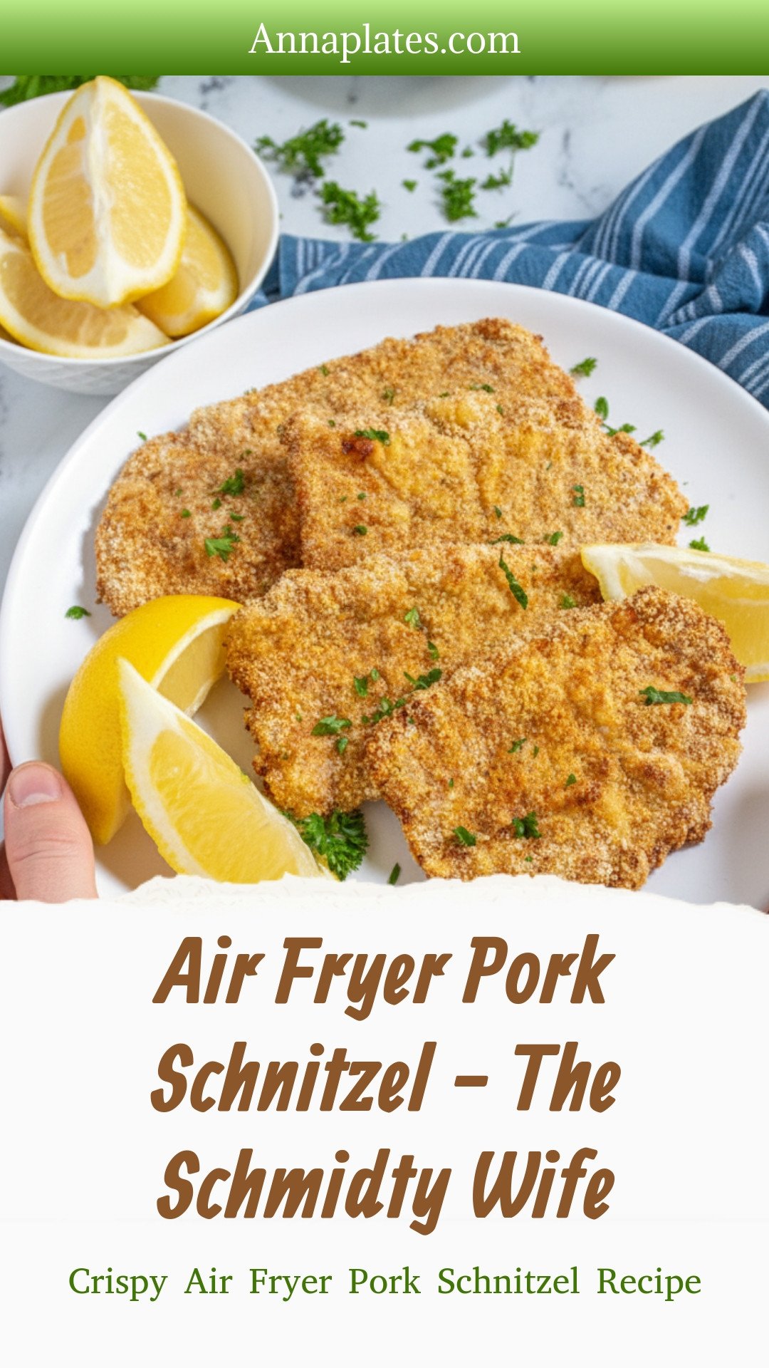 Air Fryer Pork Schnitzel - The Schmidty Wife