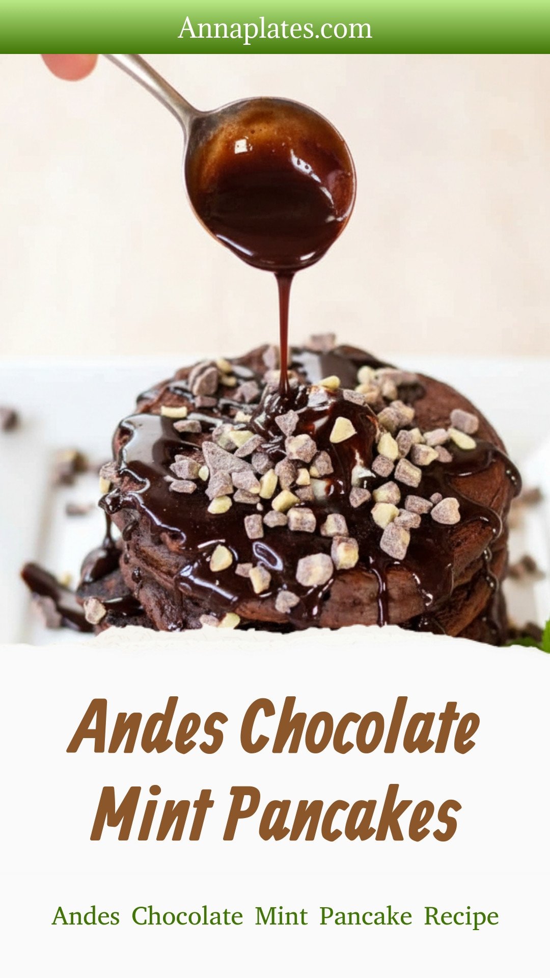Andes Chocolate Mint Pancakes