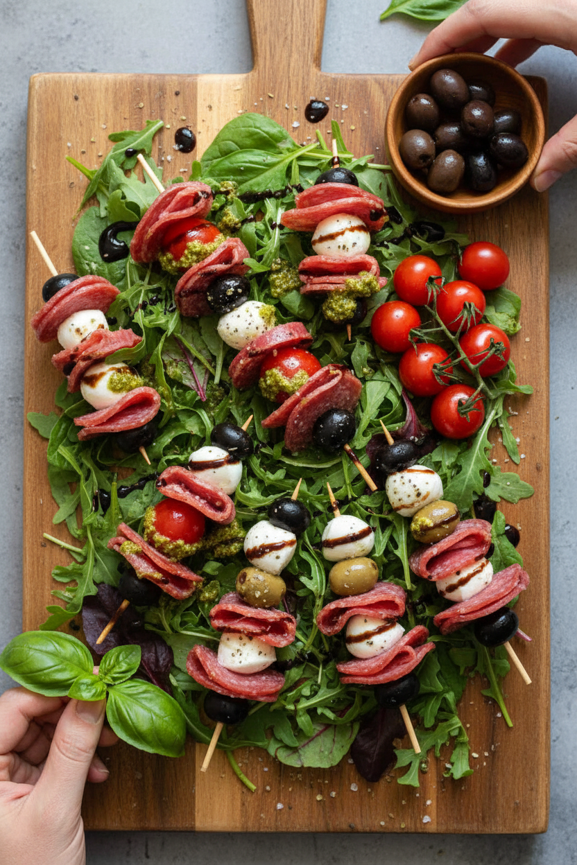 Antipasto Kebabs